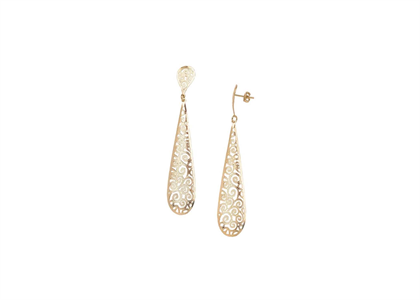 Gallery Earring with Gold Plating